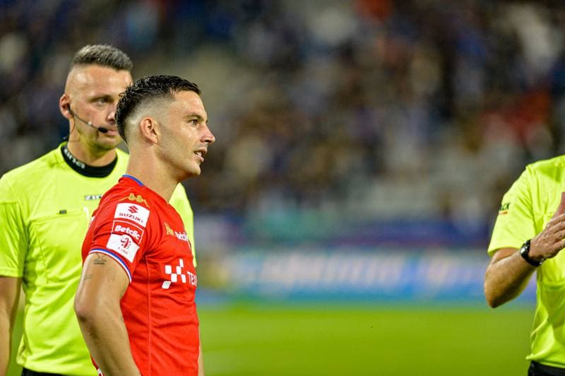 Football. Betclic 1 Liga. Miedz Legnica - Wisla Krakow. 29.08.2025