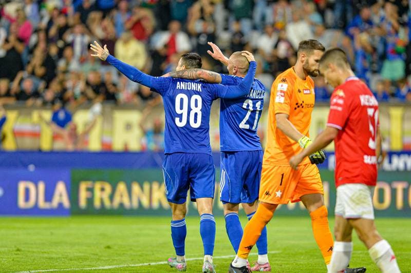 Football. Betclic 1 Liga. Miedz Legnica - Wisla Krakow. 29.08.2025