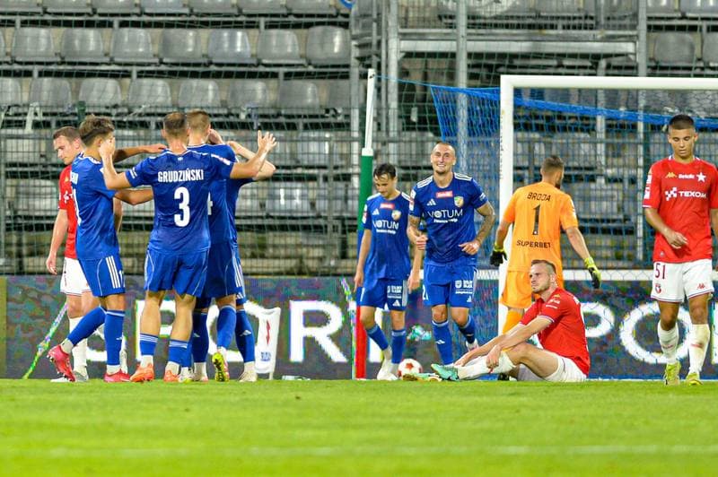 Football. Betclic 1 Liga. Miedz Legnica - Wisla Krakow. 29.08.2025