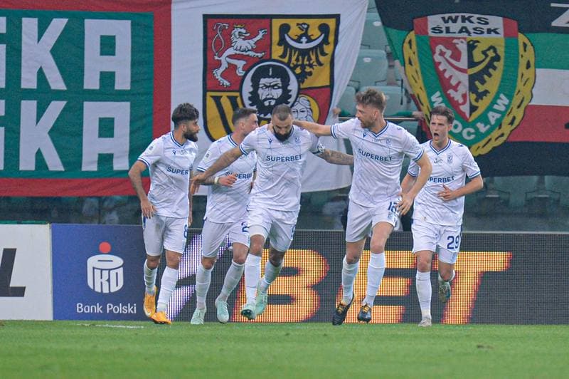 Football. PKO BP Ekstraklasa. Slask Wroclaw - Lech Poznan. 29.03.2025