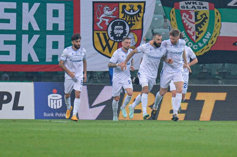 Football. PKO BP Ekstraklasa. Slask Wroclaw - Lech Poznan. 29.03.2025