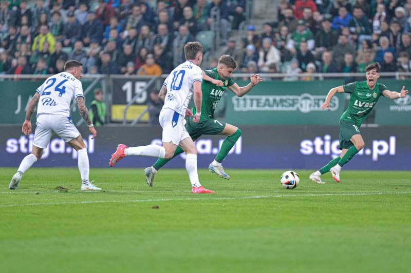 Football. PKO BP Ekstraklasa. Slask Wroclaw - Lech Poznan. 29.03.2025