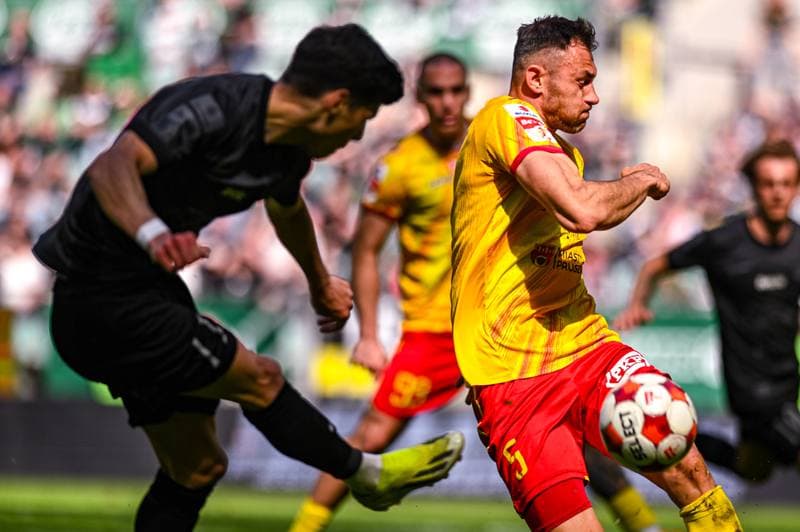 Football. Betclic 1 Liga. Slask Wroclaw - Znicz Pruszkow. 18.04.2026