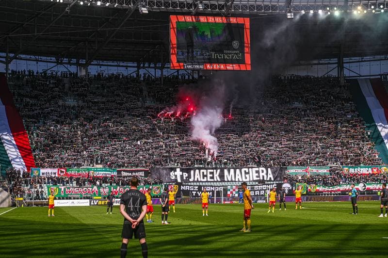 Football. Betclic 1 Liga. Slask Wroclaw - Znicz Pruszkow. 18.04.2026