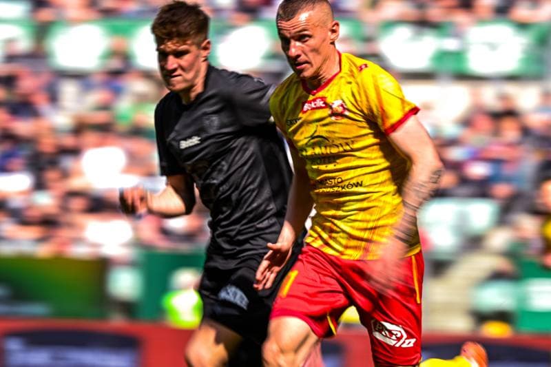 Football. Betclic 1 Liga. Slask Wroclaw - Znicz Pruszkow. 18.04.2026