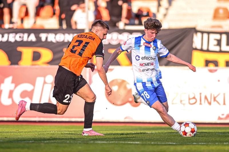 Football. Betclic 1 Liga. Chrobry Glogow - Stal Mielec. 17.04.2026