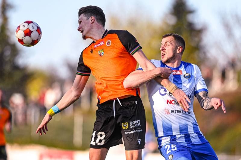 Football. Betclic 1 Liga. Chrobry Glogow - Stal Mielec. 17.04.2026