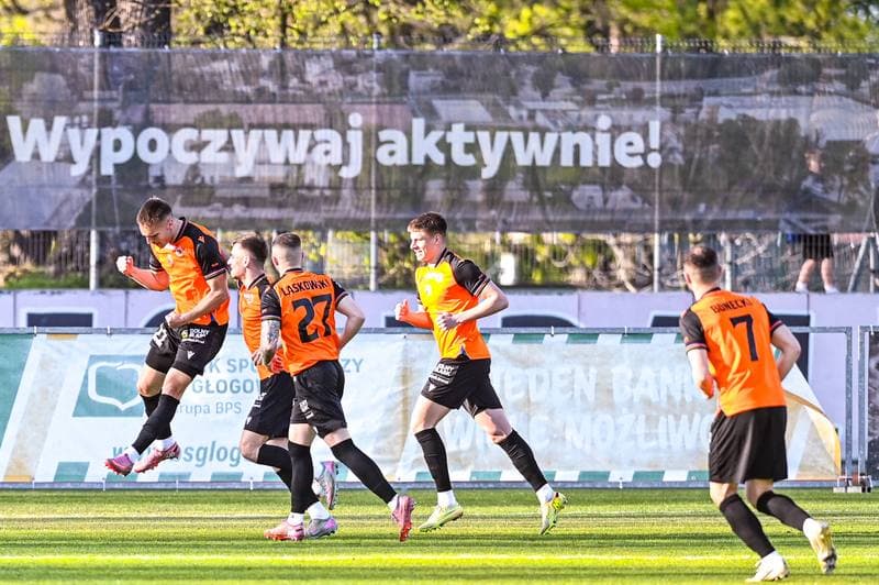 Football. Betclic 1 Liga. Chrobry Glogow - Stal Mielec. 17.04.2026