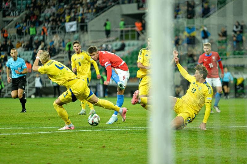 Football. UEFA Nations League. Ukraine - Czechia. 14.10.2024