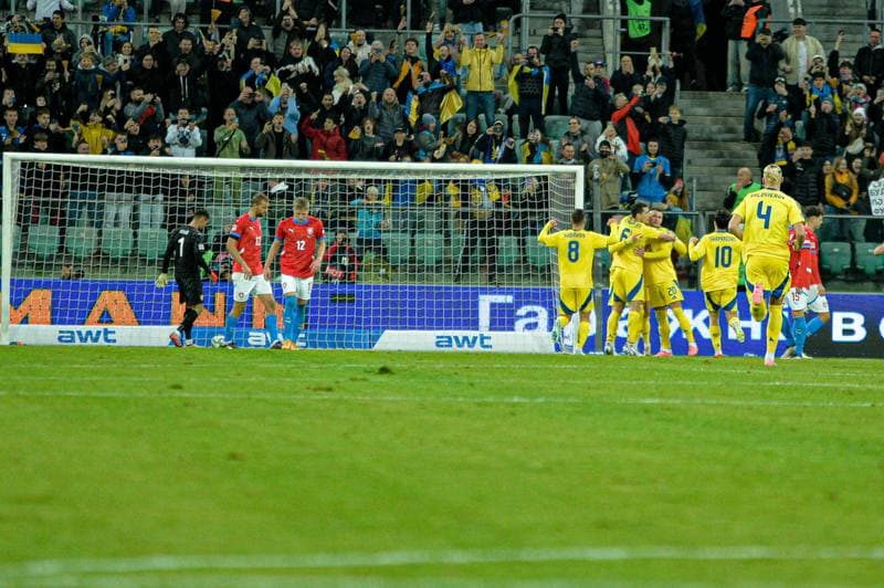 Football. UEFA Nations League. Ukraine - Czechia. 14.10.2024
