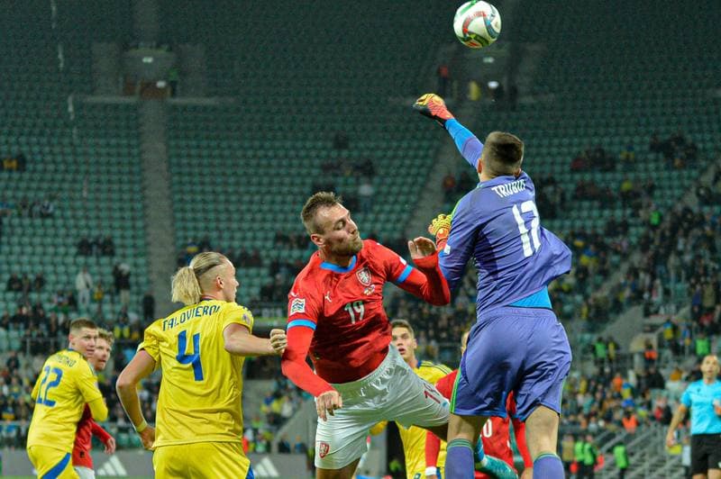 Football. UEFA Nations League. Ukraine - Czechia. 14.10.2024