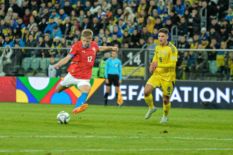 Football. UEFA Nations League. Ukraine - Czechia. 14.10.2024