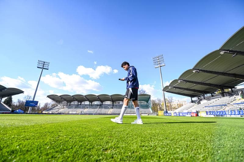Football. Betclic 1 Liga. Miedz Legnica - Polonia Bytom. 07.04.2026