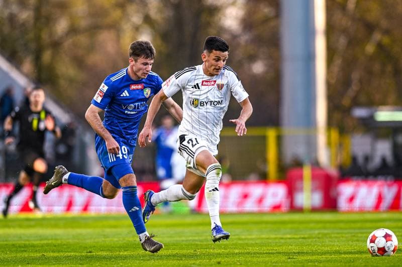 Football. Betclic 1 Liga. Miedz Legnica - Polonia Bytom. 07.04.2026