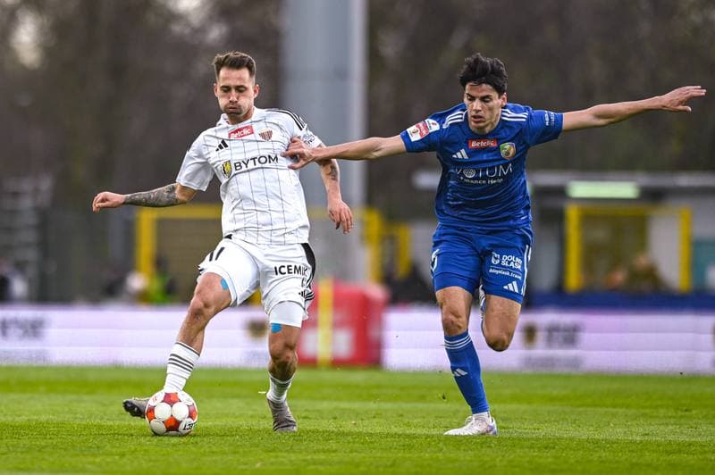 Football. Betclic 1 Liga. Miedz Legnica - Polonia Bytom. 07.04.2026