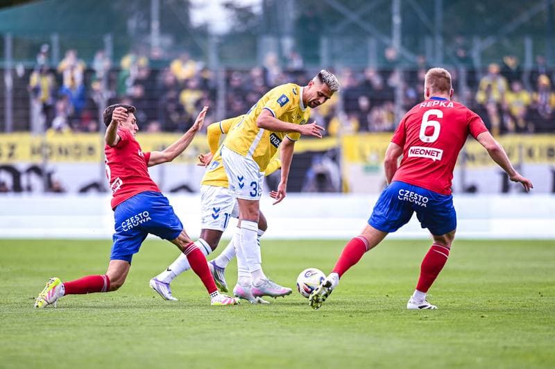 Football. PKO BP Ekstraklasa. Rakow Czestochowa - Motor Lublin. 05.10.2025
