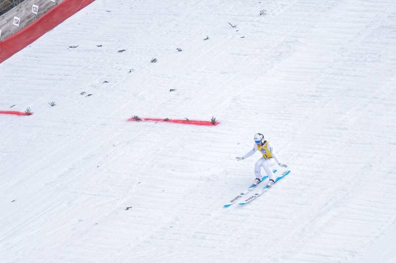 Ski Jumping. Red Bull Target Jumping. Day 1. 05.04.2025