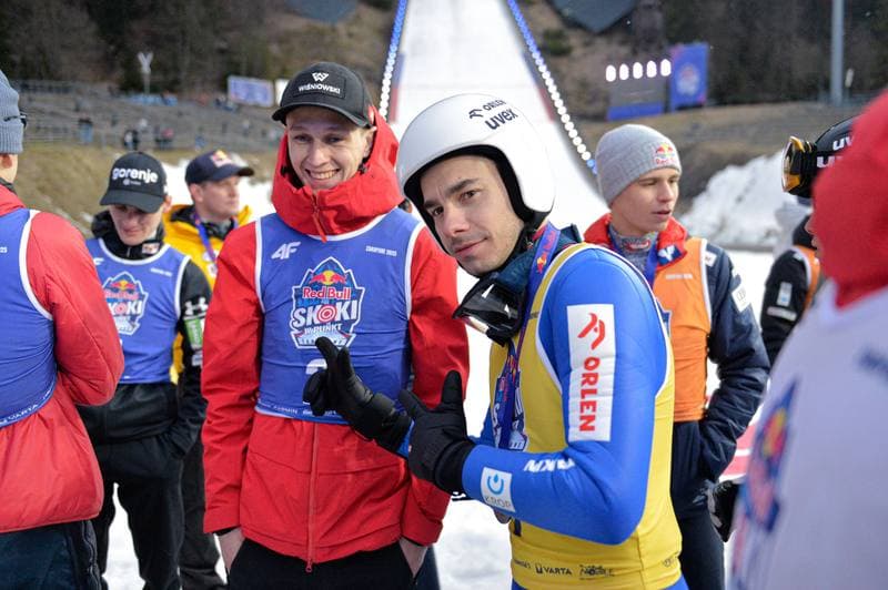 Ski Jumping. Red Bull Target Jumping. Day 1. 05.04.2025