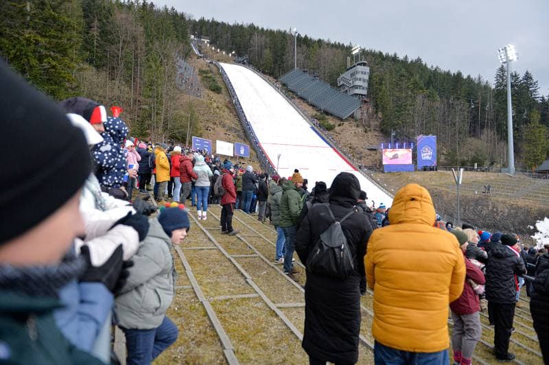 Ski Jumping. Red Bull Target Jumping. Day 1. 05.04.2025