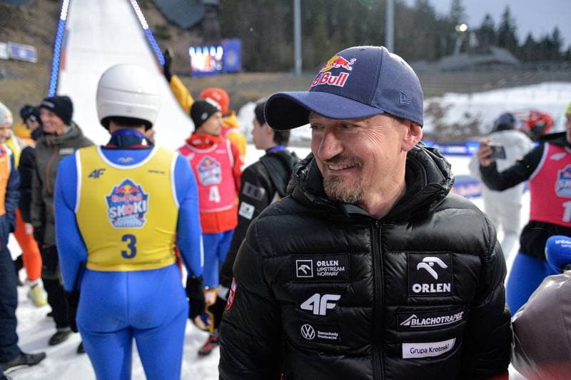 Ski Jumping. Red Bull Target Jumping. Day 1. 05.04.2025