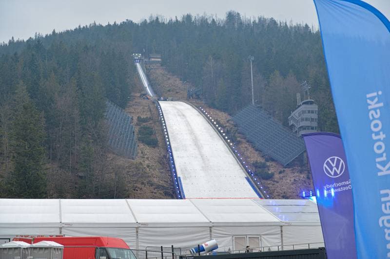 Ski Jumping. Red Bull Target Jumping. Day 1. 05.04.2025