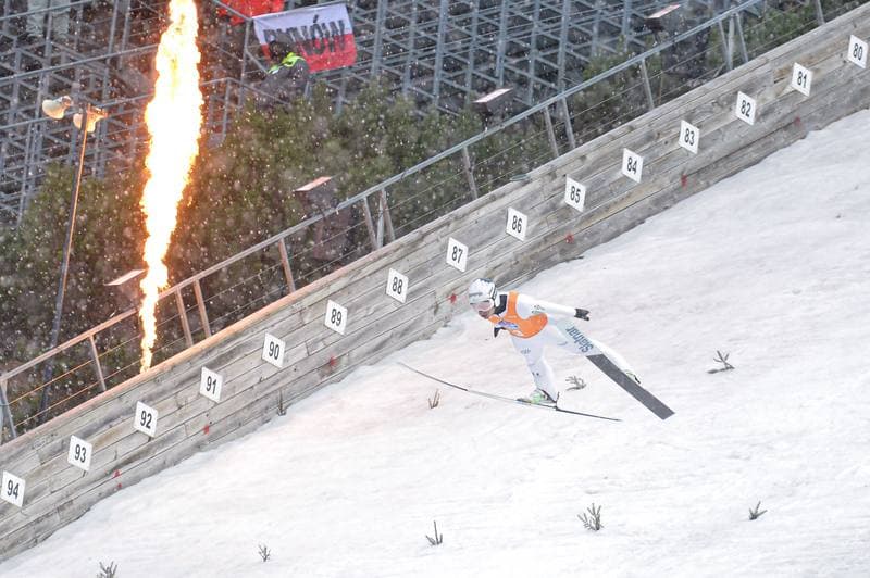 Ski Jumping. Red Bull Target Jumping. Day 1. 05.04.2025