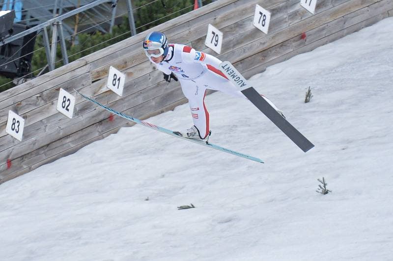 Ski Jumping. Red Bull Target Jumping. Day 1. 05.04.2025