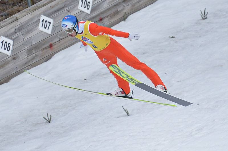 Ski Jumping. Red Bull Target Jumping. Day 1. 05.04.2025