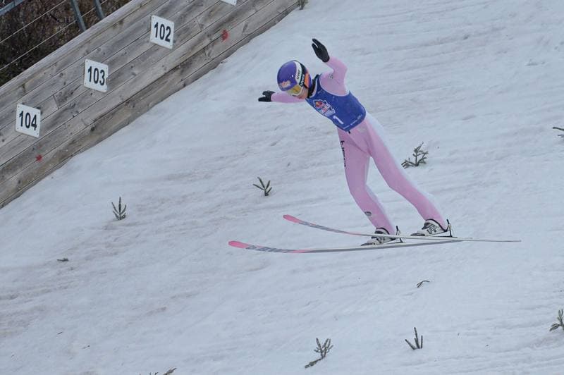 Ski Jumping. Red Bull Target Jumping. Day 1. 05.04.2025