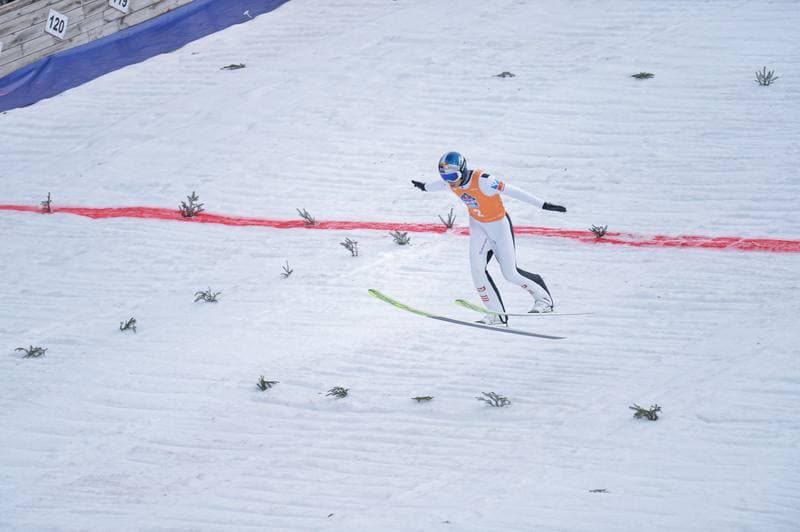 Ski Jumping. Red Bull Target Jumping. Day 1. 05.04.2025