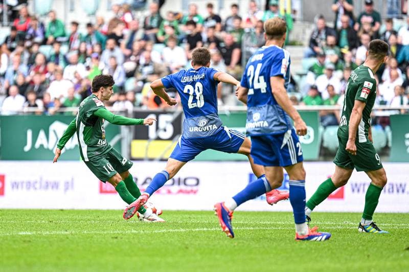 Football. Betclic 1 Liga. Slask Wroclaw - Ruch Chorzow. 03.08.2025