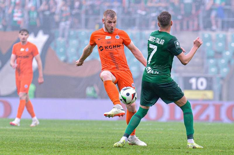 Football. PKO BP Ekstraklasa. Slask Wroclaw - Zaglebie Lubin. 03.05.2025