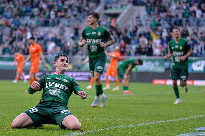Football. PKO BP Ekstraklasa. Slask Wroclaw - Zaglebie Lubin. 03.05.2025