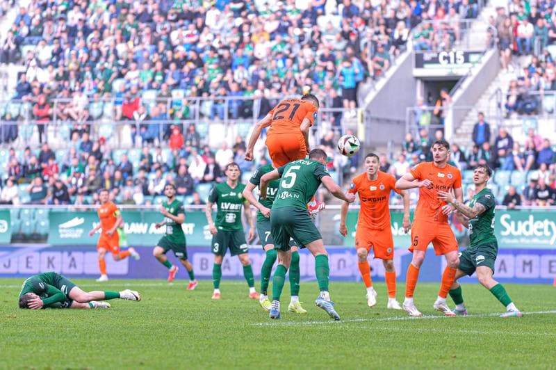 Football. PKO BP Ekstraklasa. Slask Wroclaw - Zaglebie Lubin. 03.05.2025