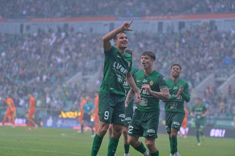 Football. PKO BP Ekstraklasa. Slask Wroclaw - Zaglebie Lubin. 03.05.2025