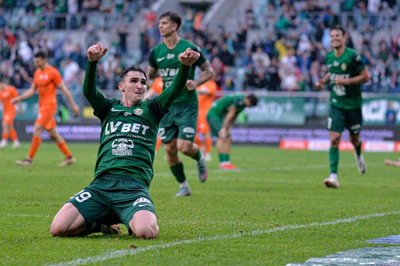 Football. PKO BP Ekstraklasa. Slask Wroclaw - Zaglebie Lubin. 03.05.2025