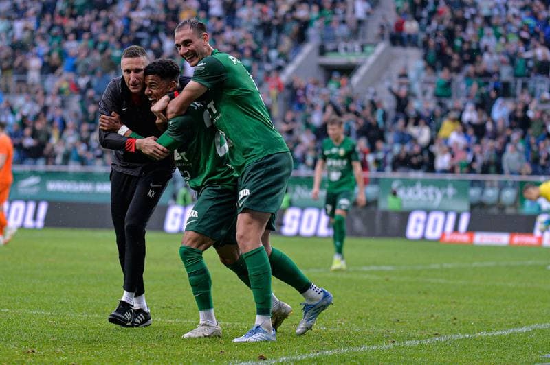 Football. PKO BP Ekstraklasa. Slask Wroclaw - Zaglebie Lubin. 03.05.2025