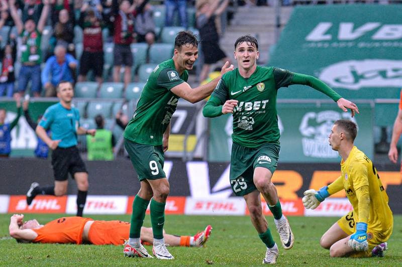 Football. PKO BP Ekstraklasa. Slask Wroclaw - Zaglebie Lubin. 03.05.2025