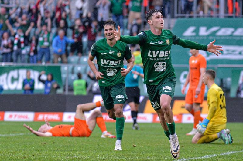 Football. PKO BP Ekstraklasa. Slask Wroclaw - Zaglebie Lubin. 03.05.2025