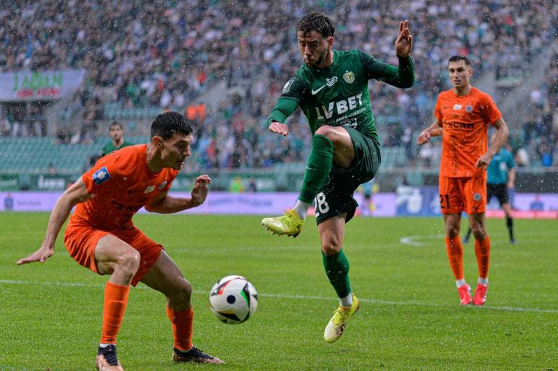 Football. PKO BP Ekstraklasa. Slask Wroclaw - Zaglebie Lubin. 03.05.2025
