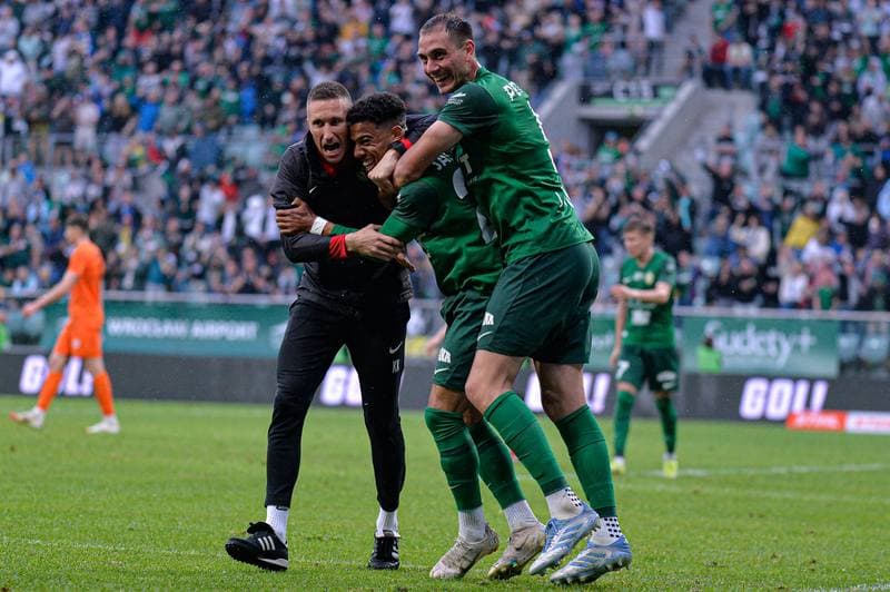 Football. PKO BP Ekstraklasa. Slask Wroclaw - Zaglebie Lubin. 03.05.2025