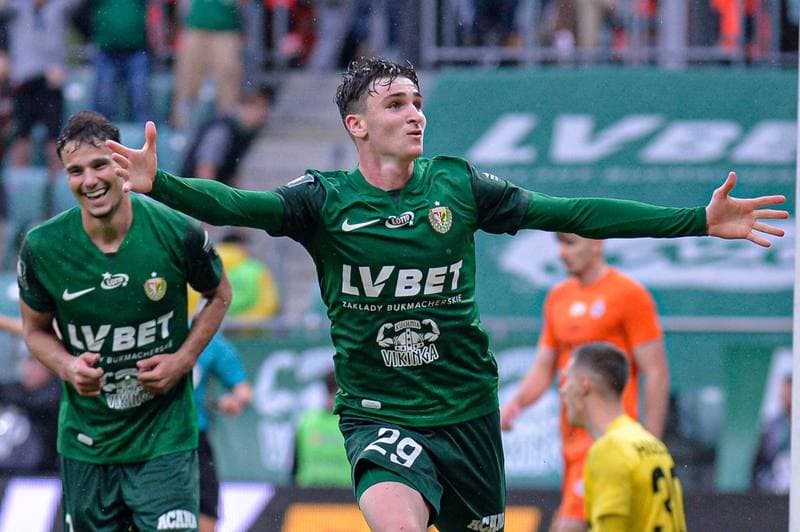 Football. PKO BP Ekstraklasa. Slask Wroclaw - Zaglebie Lubin. 03.05.2025