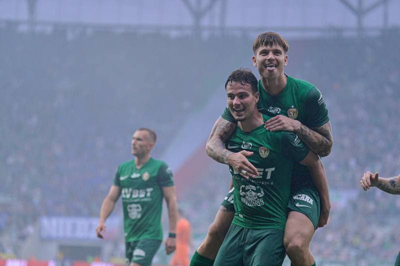 Football. PKO BP Ekstraklasa. Slask Wroclaw - Zaglebie Lubin. 03.05.2025