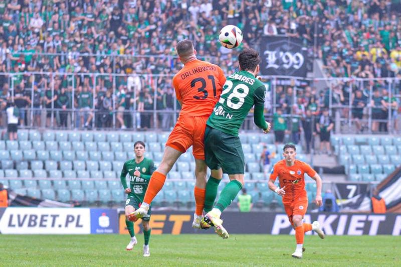 Football. PKO BP Ekstraklasa. Slask Wroclaw - Zaglebie Lubin. 03.05.2025