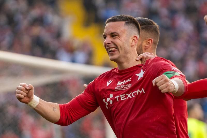 Football. Betlic 1 Liga. Ruch Chorzow - Wisla Krakow. 22.02.2025