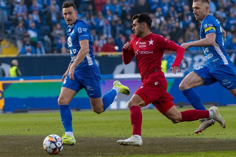 Football. Betlic 1 Liga. Ruch Chorzow - Wisla Krakow. 22.02.2025