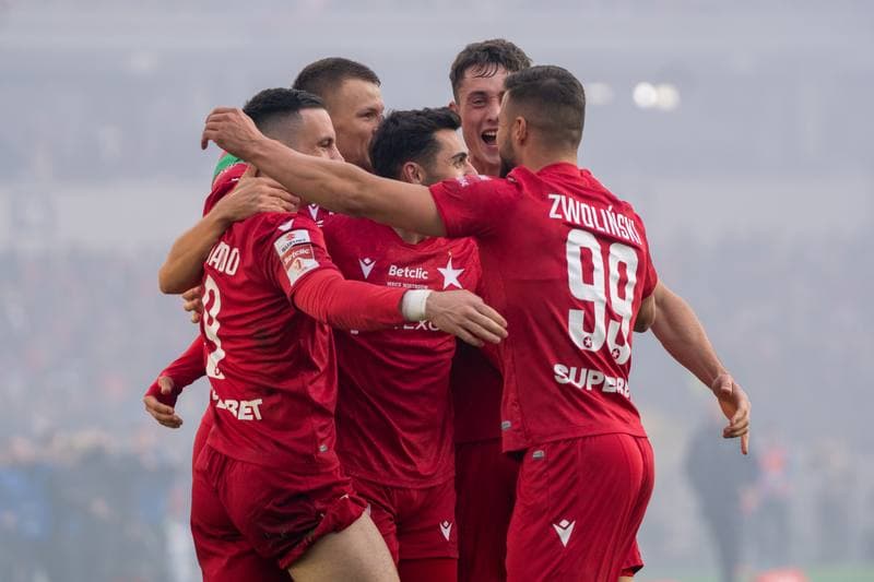 Football. Betlic 1 Liga. Ruch Chorzow - Wisla Krakow. 22.02.2025