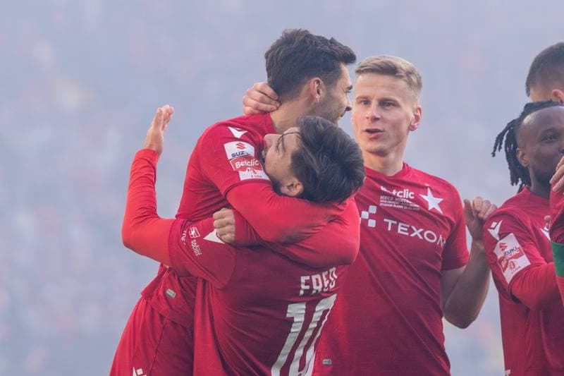 Football. Betlic 1 Liga. Ruch Chorzow - Wisla Krakow. 22.02.2025