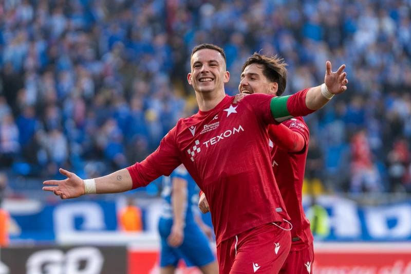 Football. Betlic 1 Liga. Ruch Chorzow - Wisla Krakow. 22.02.2025