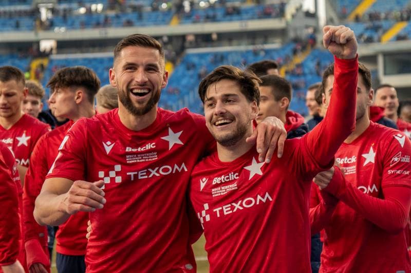 Football. Betlic 1 Liga. Ruch Chorzow - Wisla Krakow. 22.02.2025